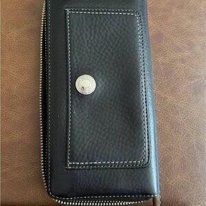 Black Leather Coach Wallet